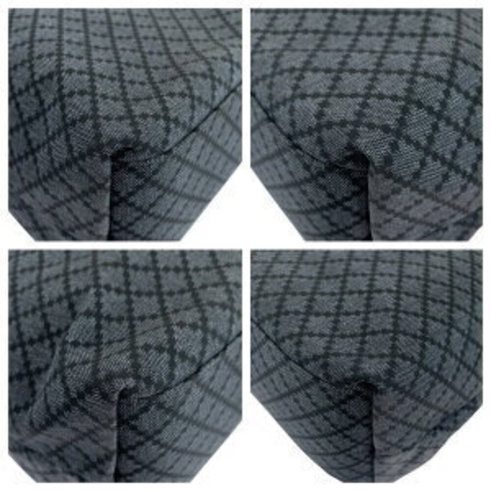 Gucci Diamante nylon tote shoulder Line gray black business Sherry leather bag - Picture 3 of 10